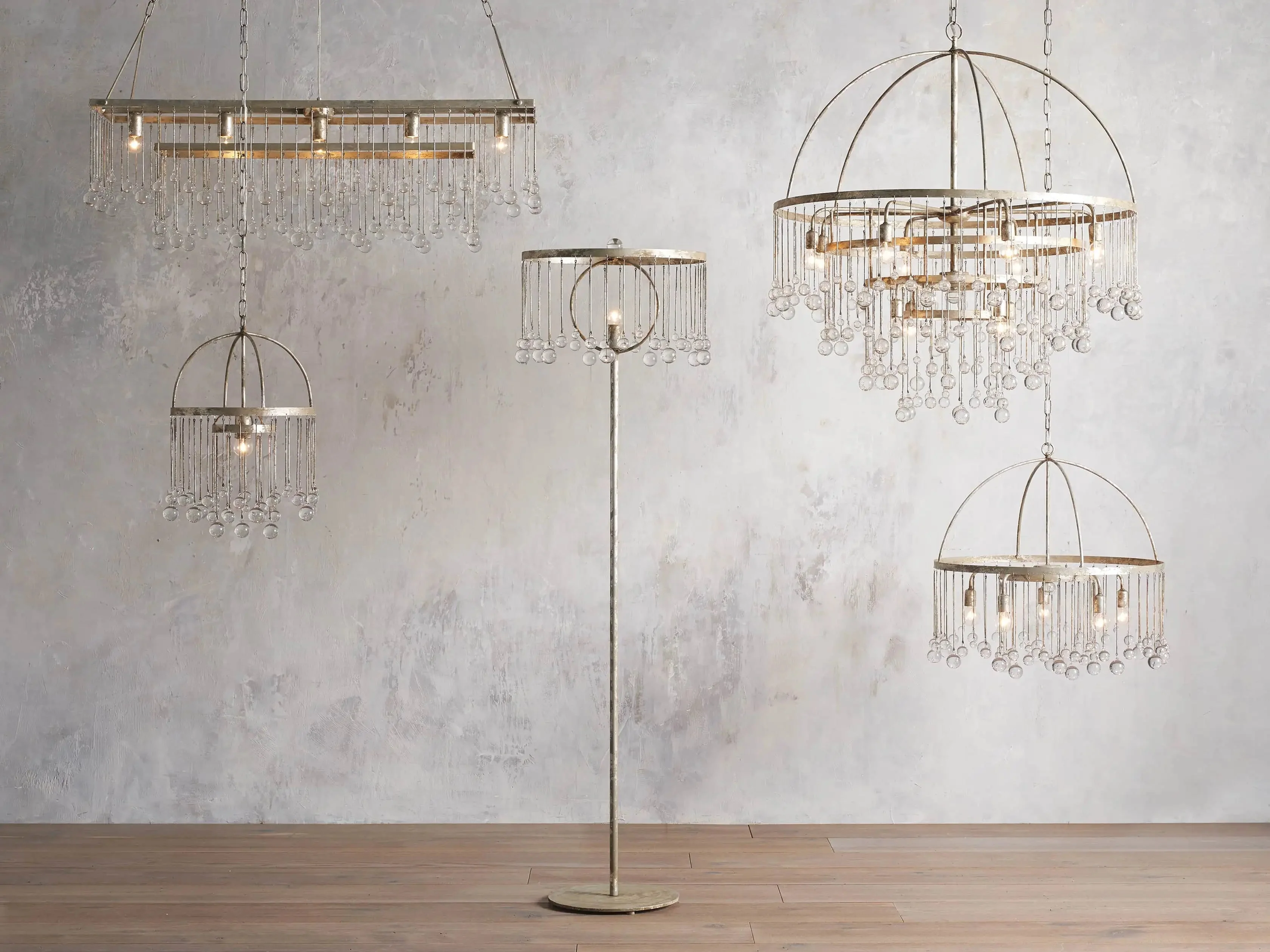 Aubrey Modern Crystal Ball 4 Tier Chandelier - Image 7