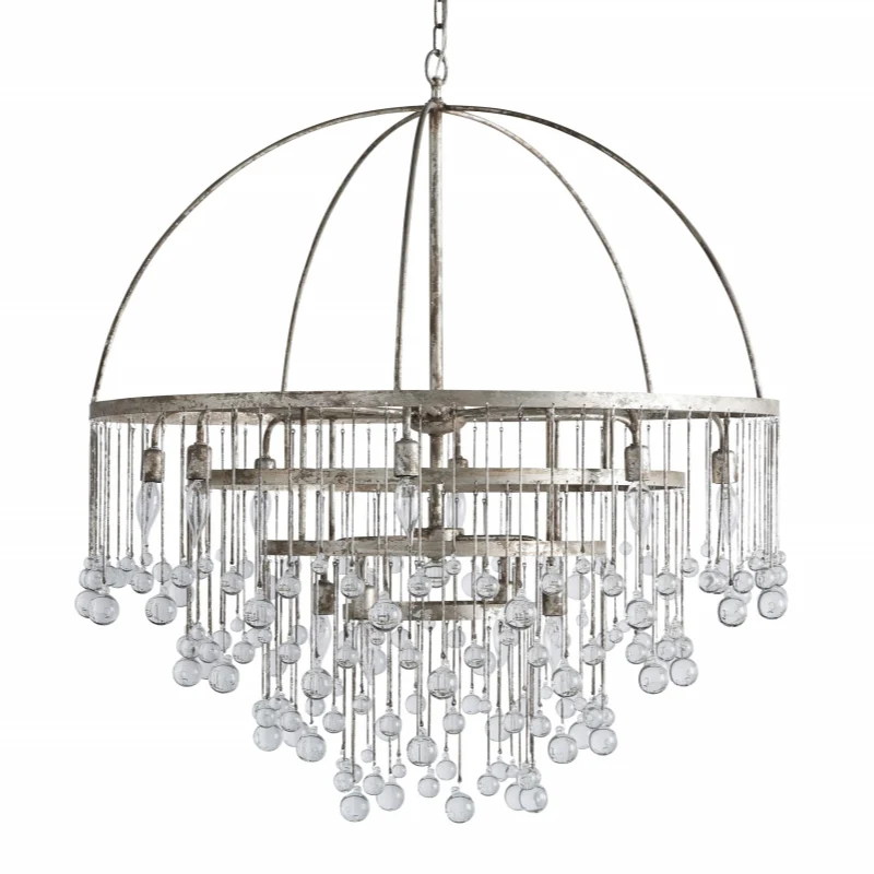 Aubrey Modern Crystal Ball 4 Tier Chandelier - Image 8