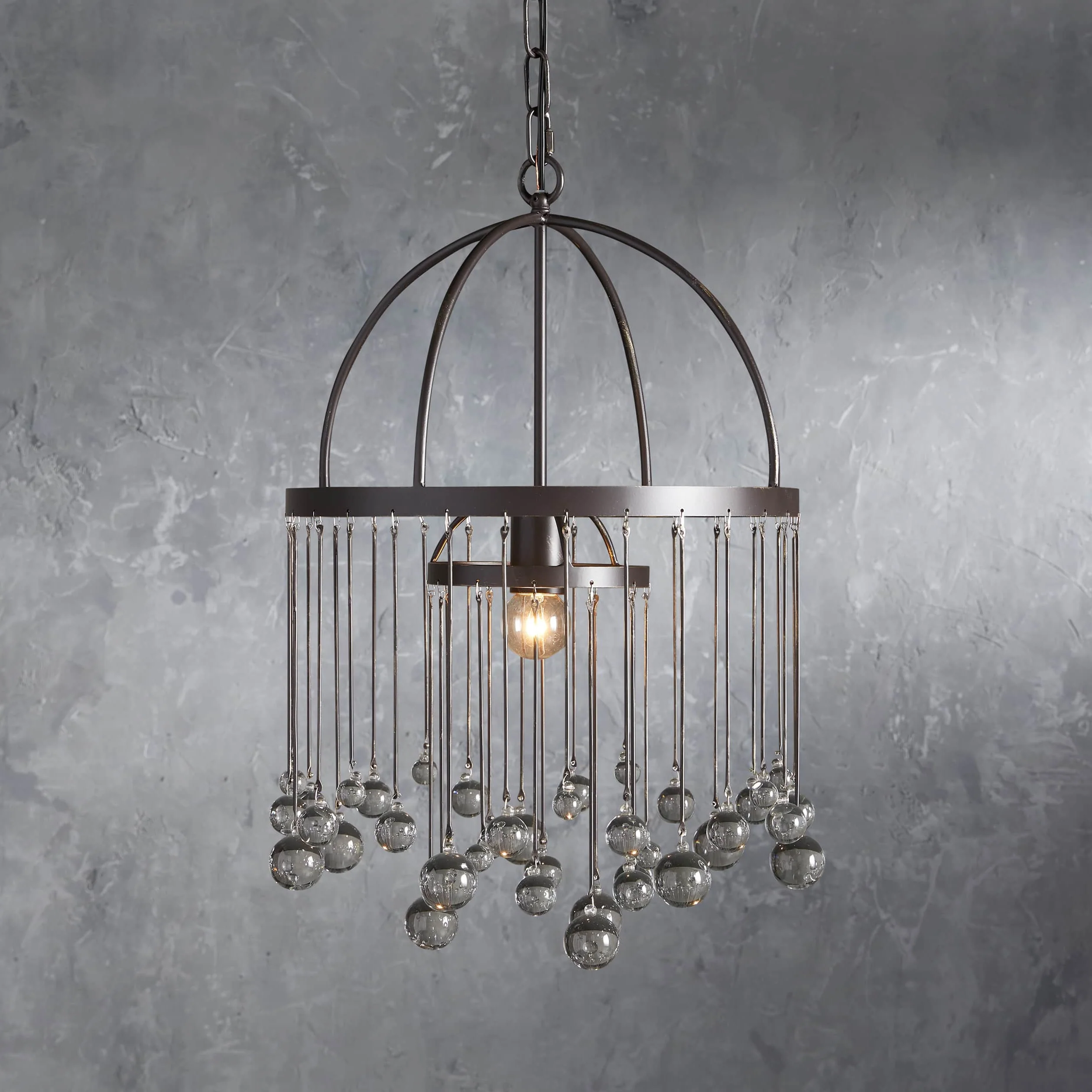 Aubrey Modern Crystal Ball Pendant Lamp - Image 12