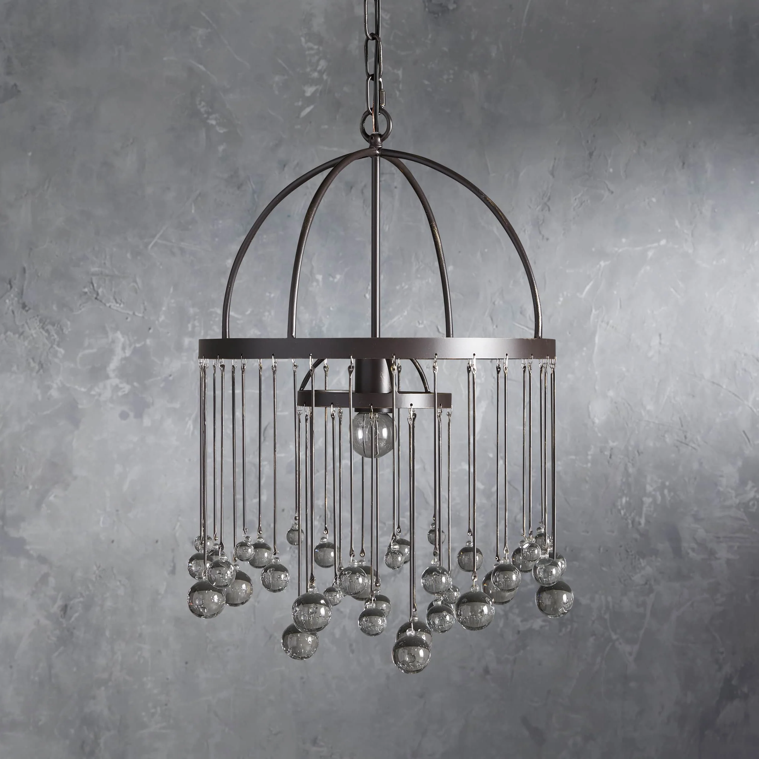 Aubrey Modern Crystal Ball Pendant Lamp - Image 3