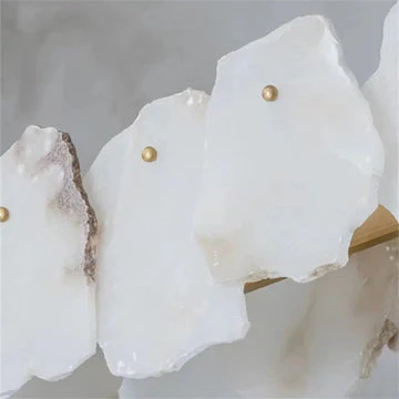 August marble Modern Snowflake chandelier - Image 3