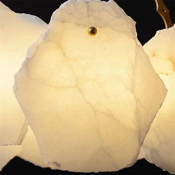 August marble Modern Snowflake chandelier - Image 4