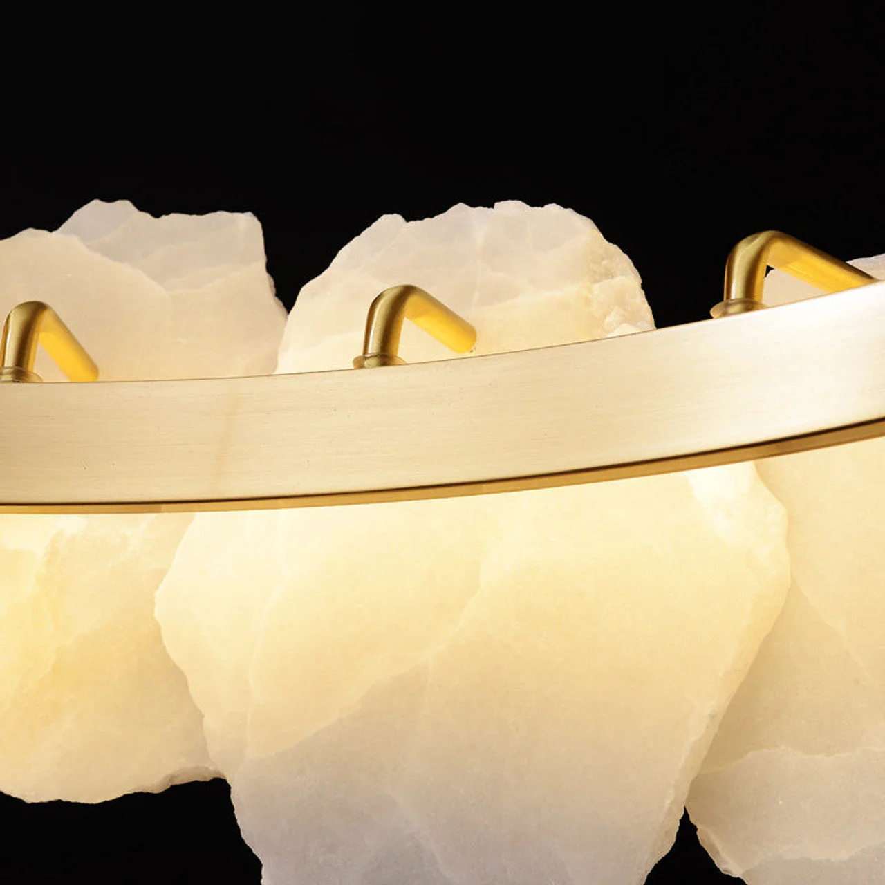 August marble Modern Snowflake chandelier - Image 8