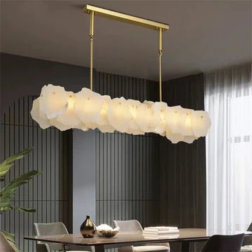 August Mordern  marble Linear chandelier - Image 2
