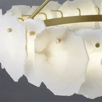 August Mordern  marble Linear chandelier - Image 3