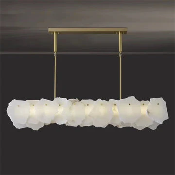 August Mordern  marble Linear chandelier - Image 4