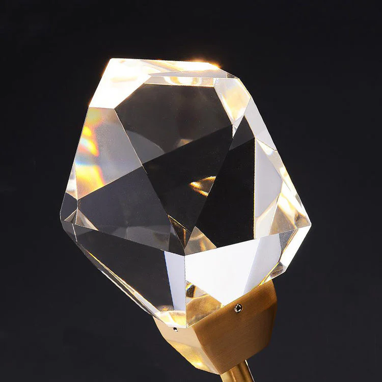 Masonry Faceted Crystal Prisms Chandelier - Image 7