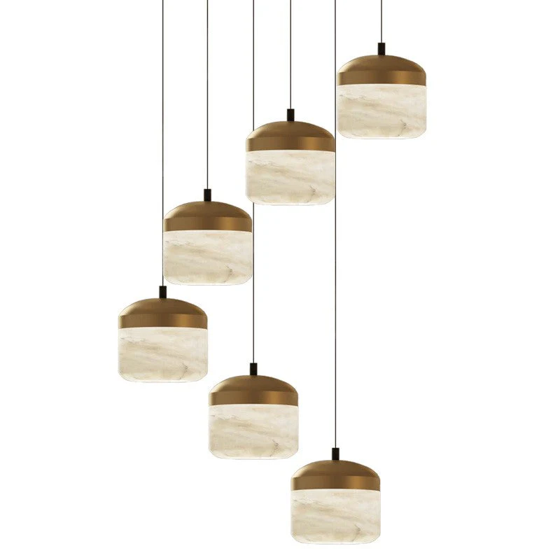 Ava Radiance - United Alabaster Pendant, Kitchen Pendant Light - Image 5