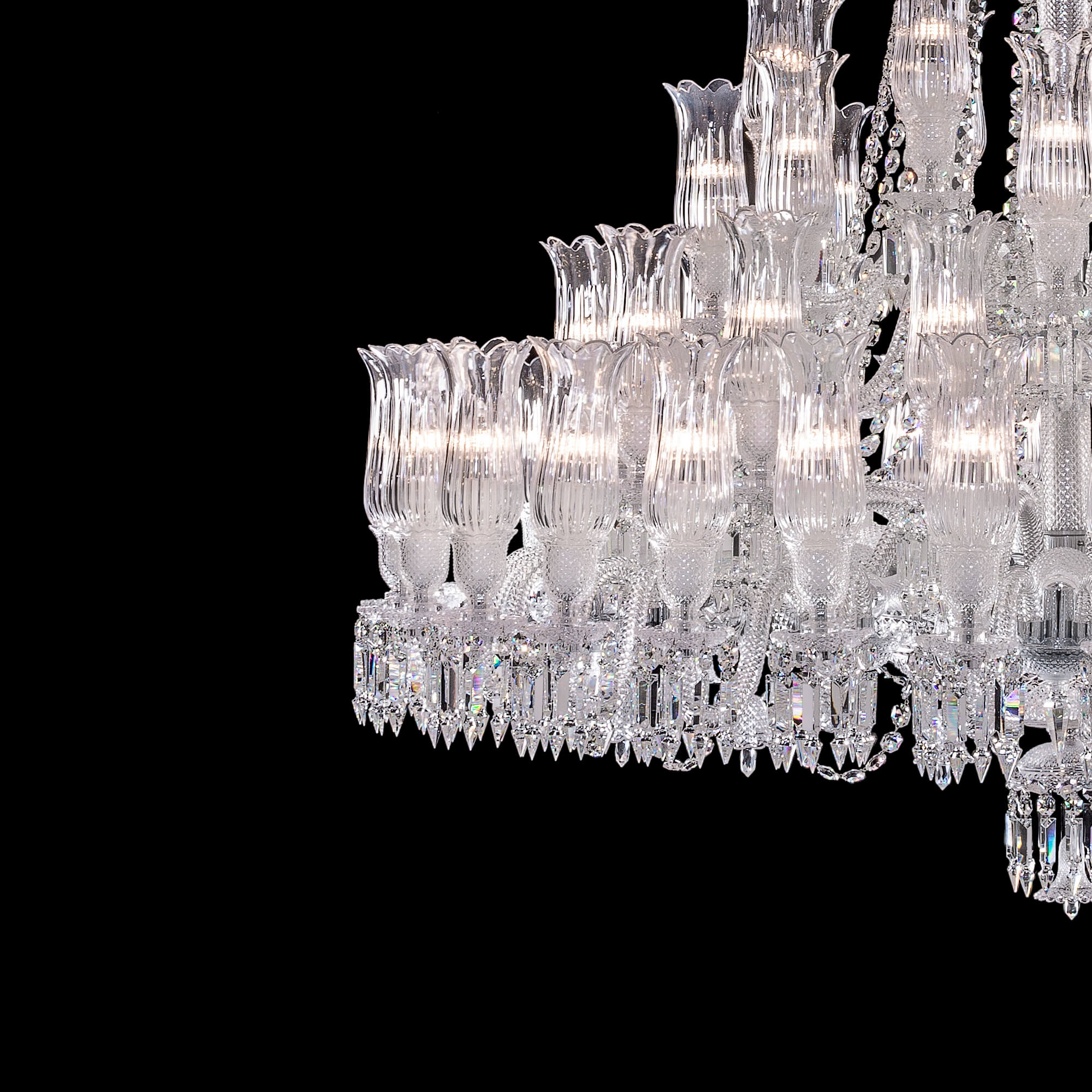 Bacara Large Entrance Crystal Chandelier - Image 3