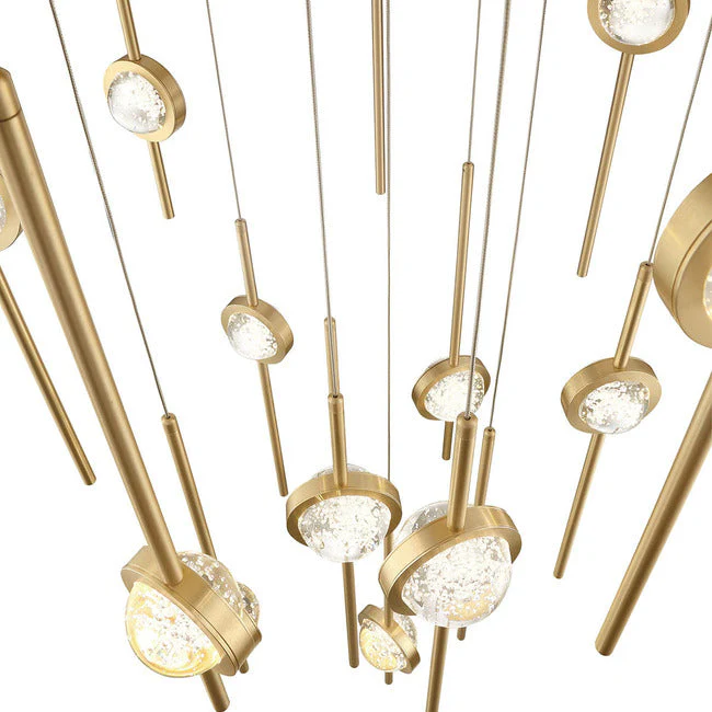Velveton Seeded Glass Chandelier - Image 3
