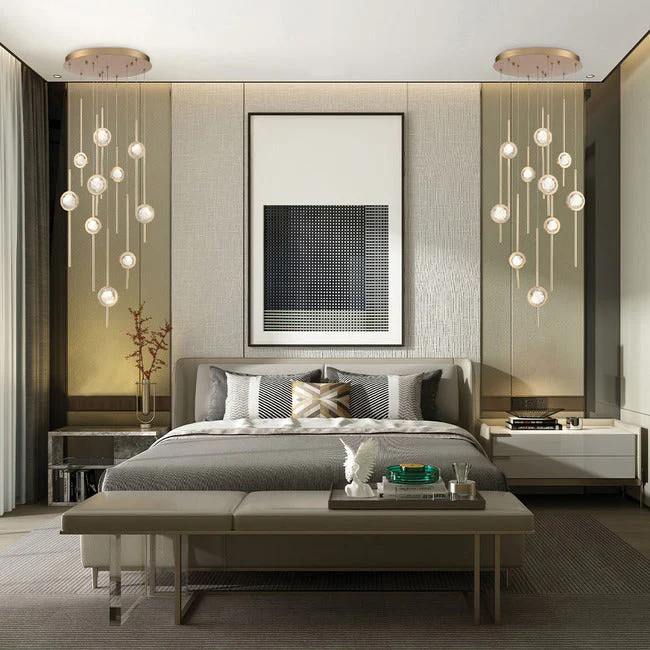 Velveton Seeded Glass Chandelier - Image 8