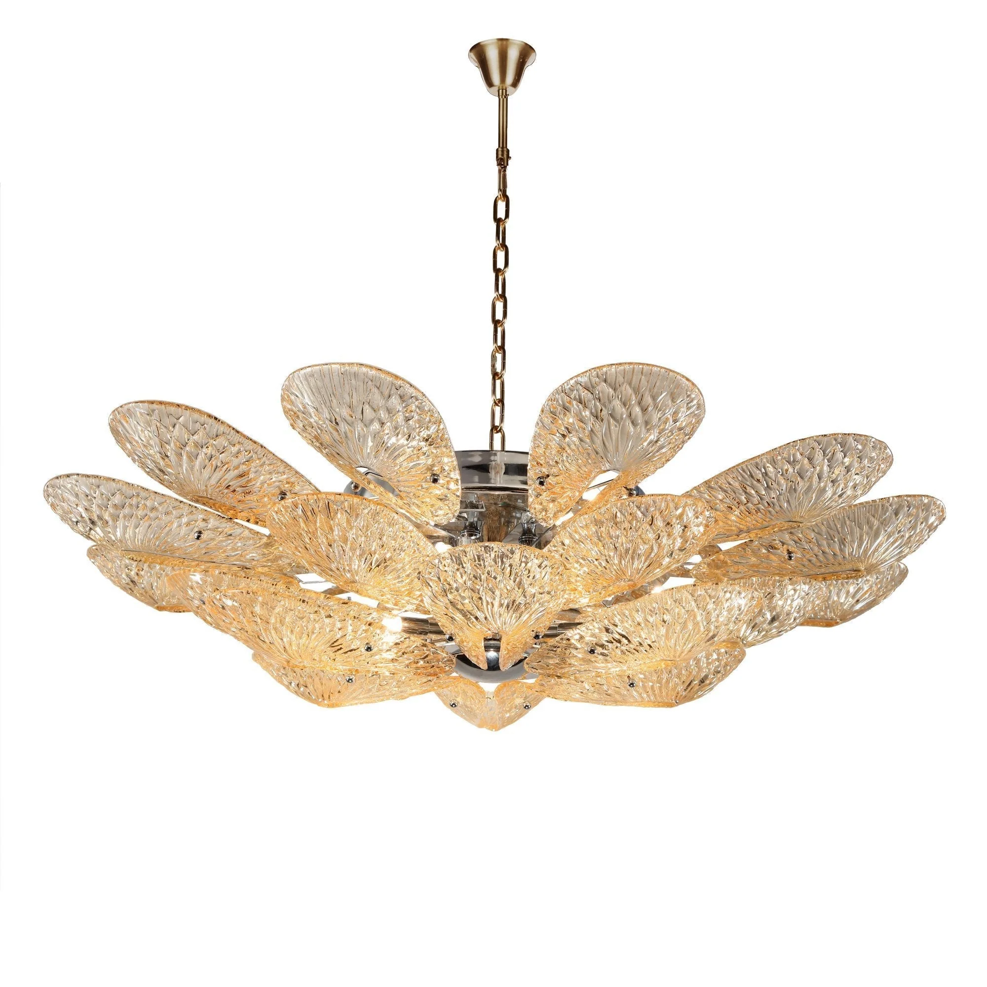 Bella Murano Glass Flower Chandelier - Image 2