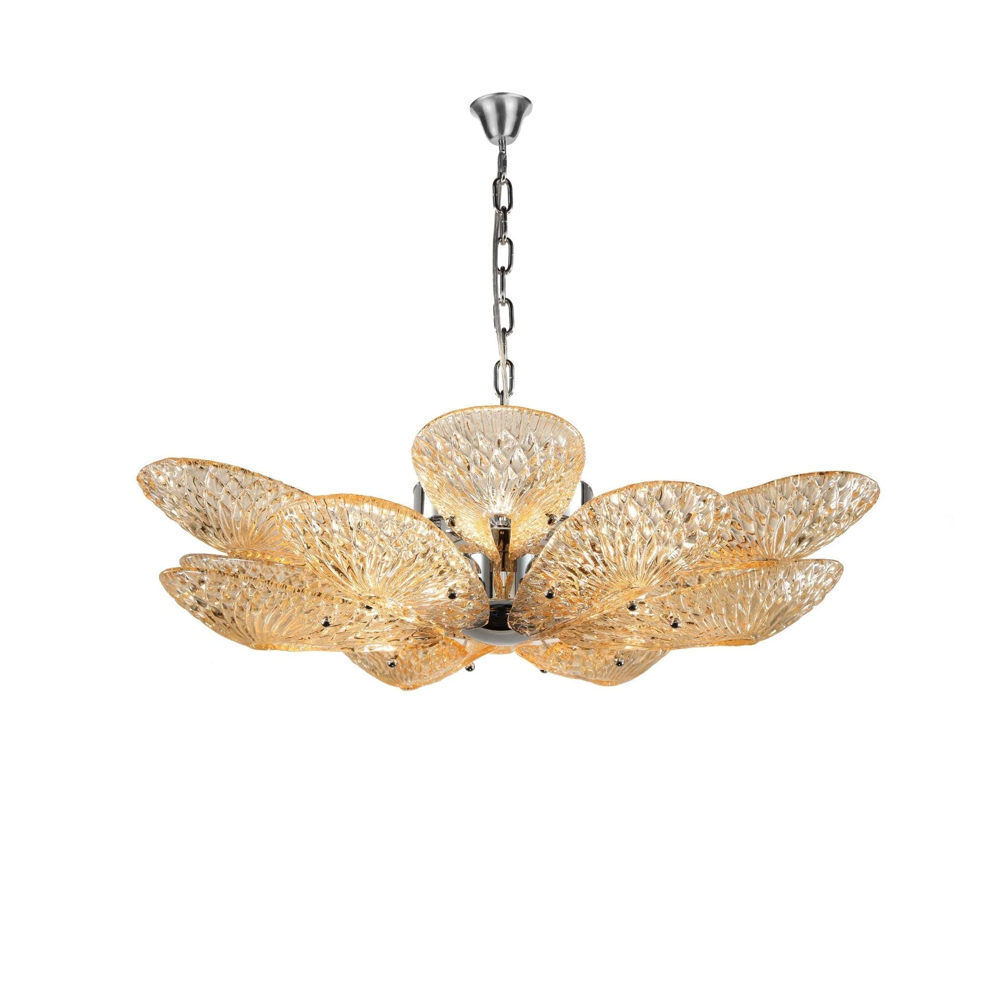 Bella Murano Glass Flower Chandelier - Image 7