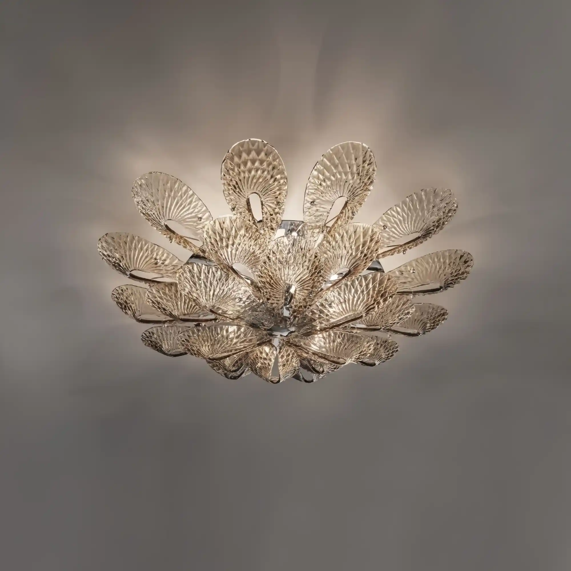 Bella Murano Glass Flower Flushmount - Image 3
