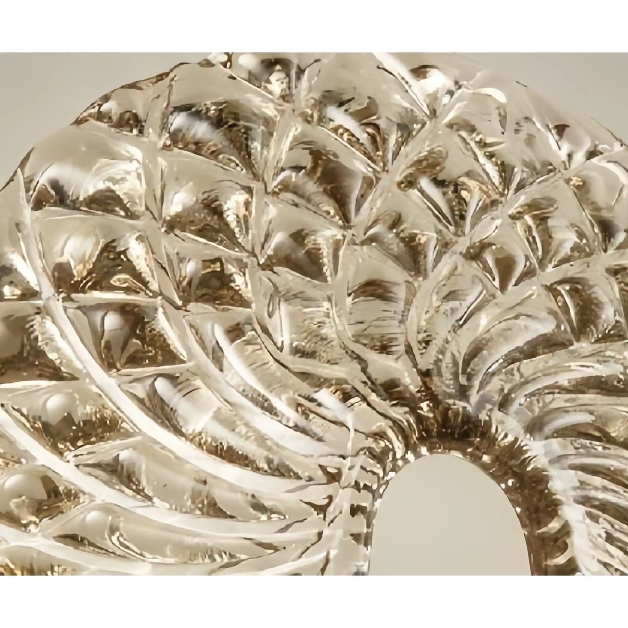 Bella Murano Glass Flower Flushmount - Image 6