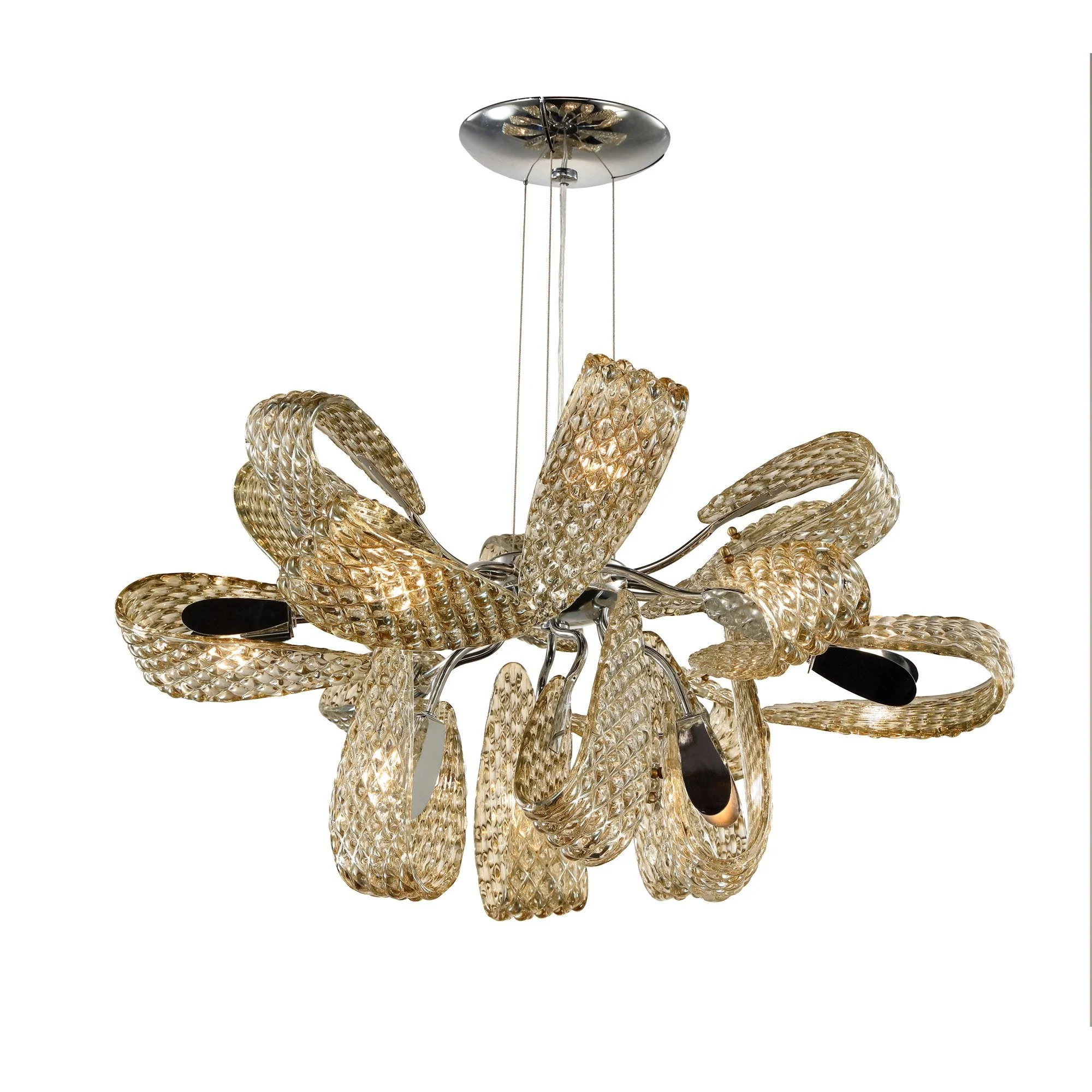 Bella Ropes Murano Glass Chandelier - Image 2