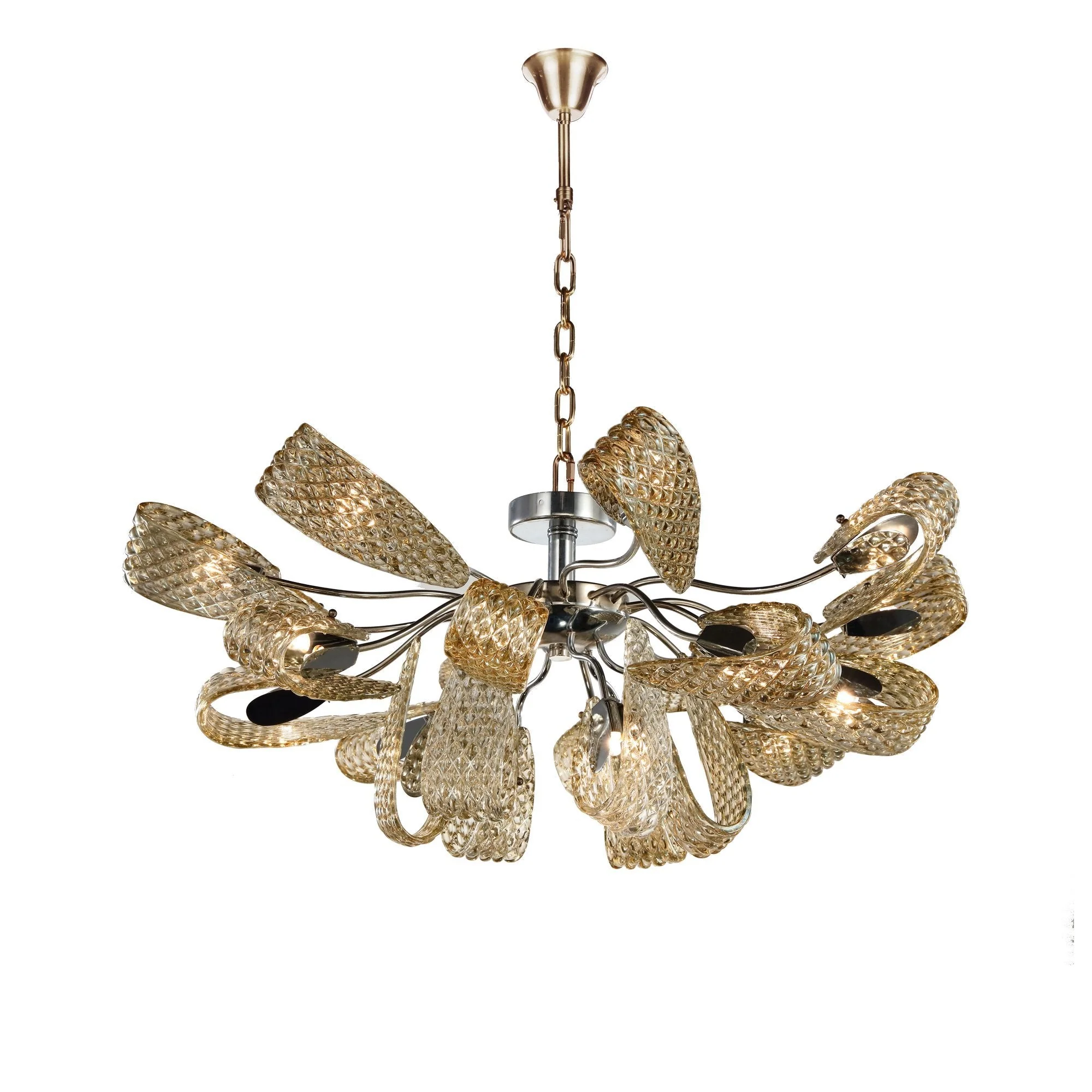Bella Ropes Murano Glass Chandelier - Image 7