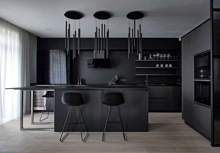 Brillia Round Two-Tone Tubular Pendant Light Chandelier - Image 17