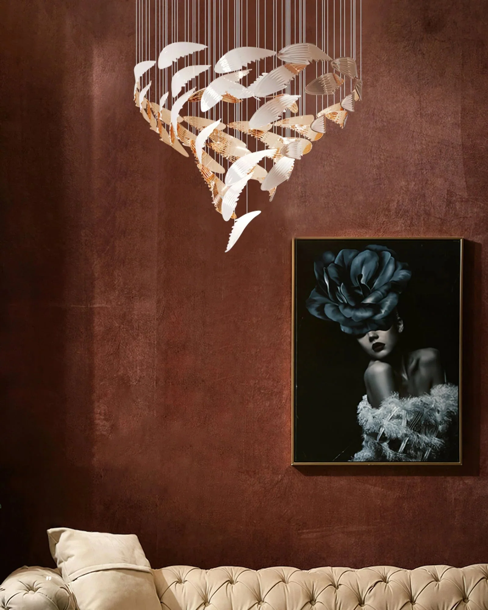 Bennett Wings Chandelier - Image 4