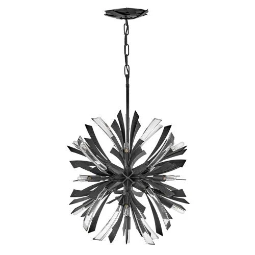 Bergamots Crystal  Chandelier  22"D - Image 3