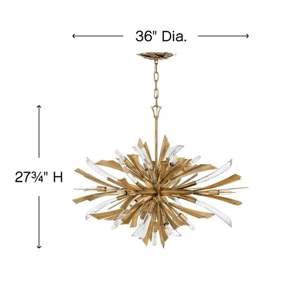 Bergamots 13 Lights Crystal Chandelier - Image 4