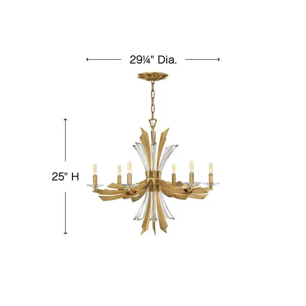 Bergamots 6 Lights Chandelier - Image 11