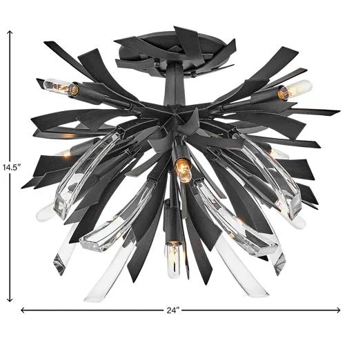 Bergamots 9 Lights Crystal Chandelier - Image 7