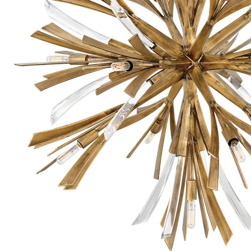 Bergamots Crystal Chandelier 36"D - Image 4