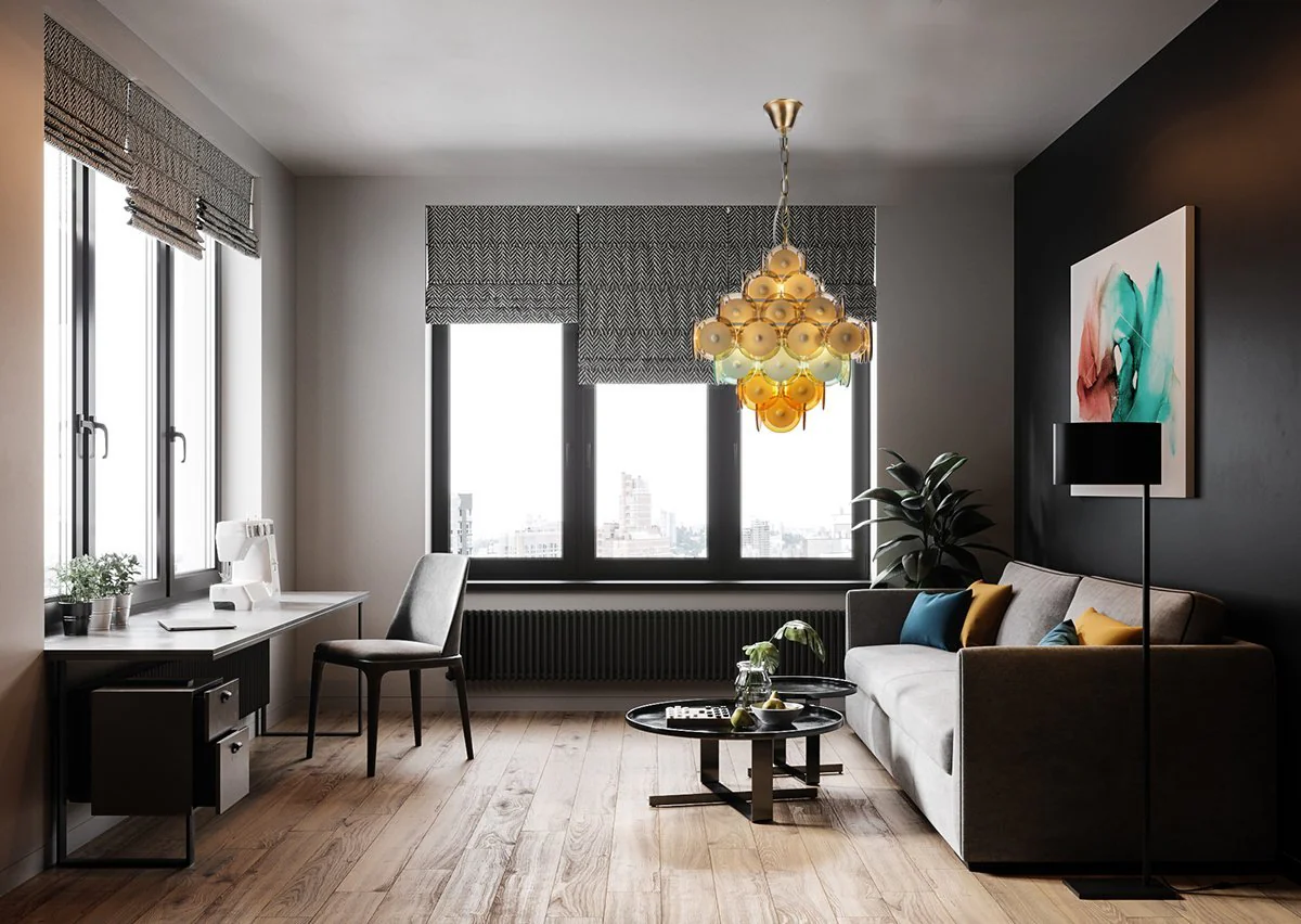 Bettina Murano Round Glass Chandelier - Image 5