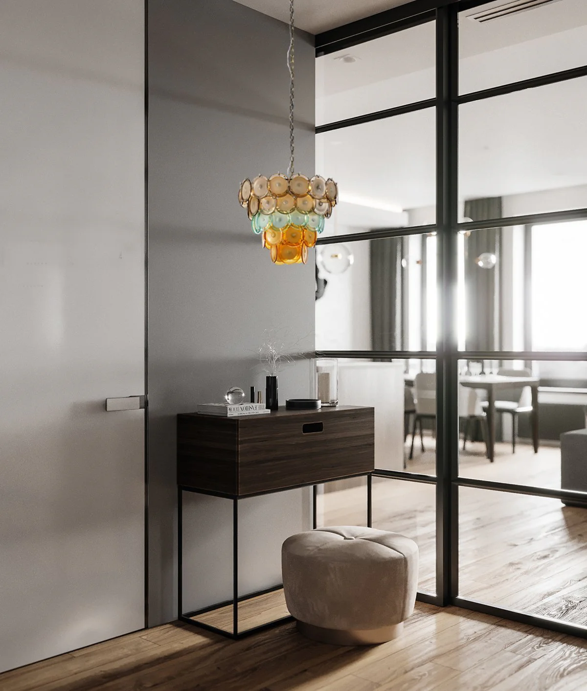 Bettina Murano Round Glass Chandelier - Image 6