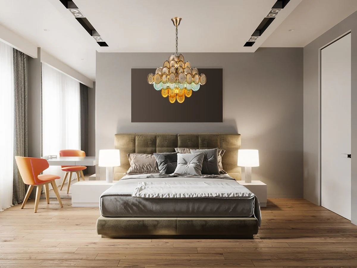 Bettina Murano Round Glass Chandelier - Image 8