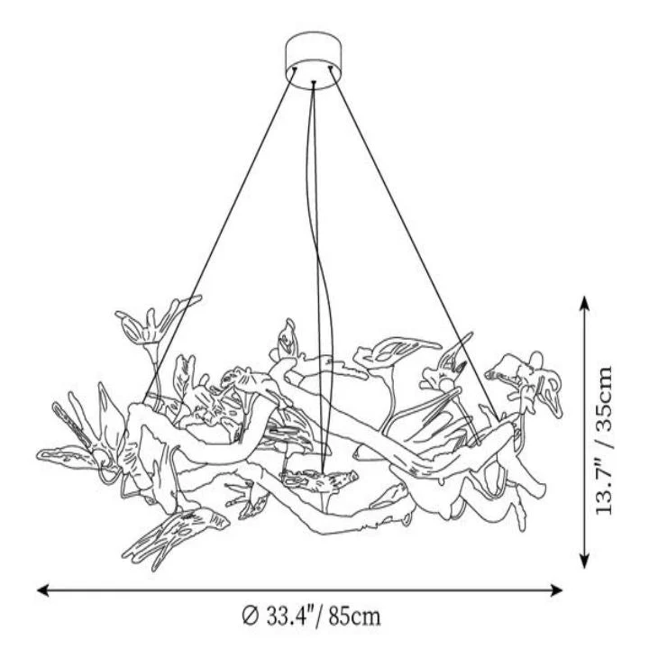 Bird Branch Chandelier - Image 9