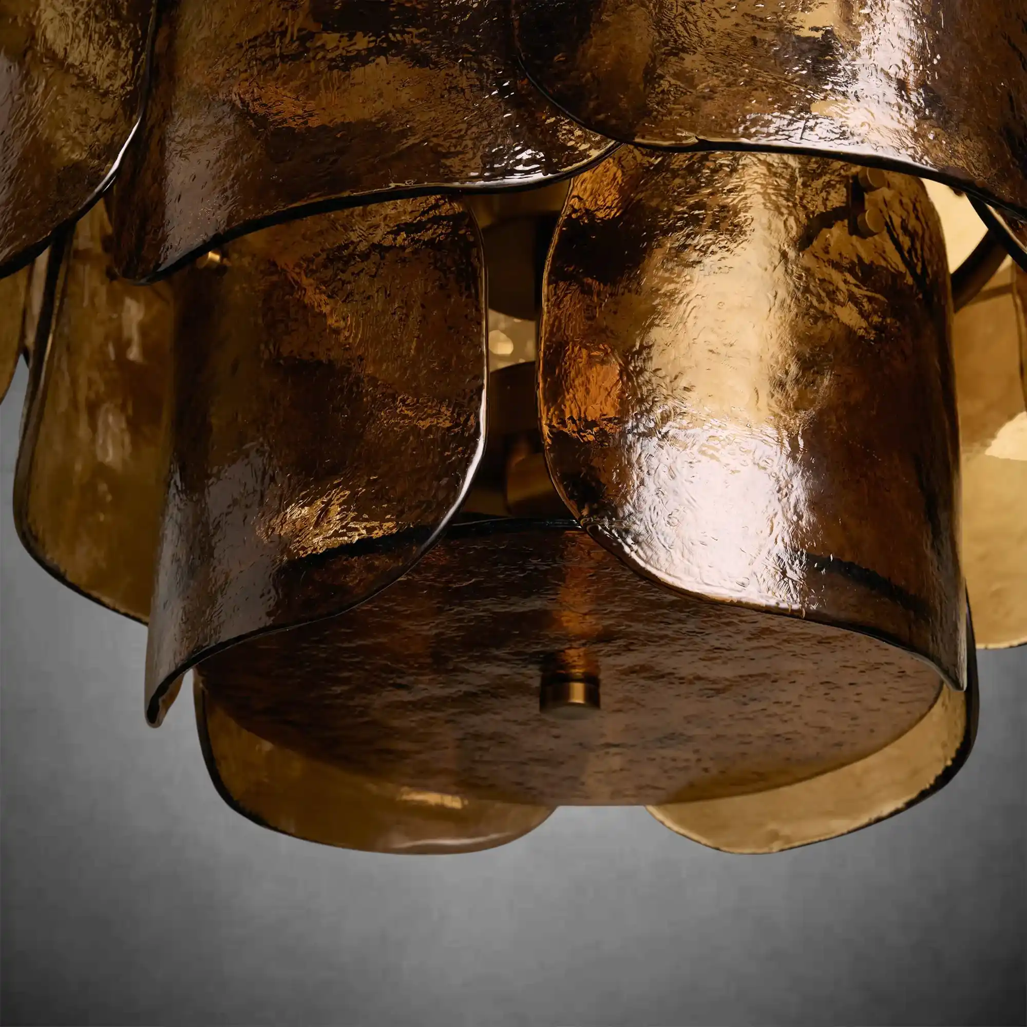 Blaire Round Molten Glass Chandelier - Image 10
