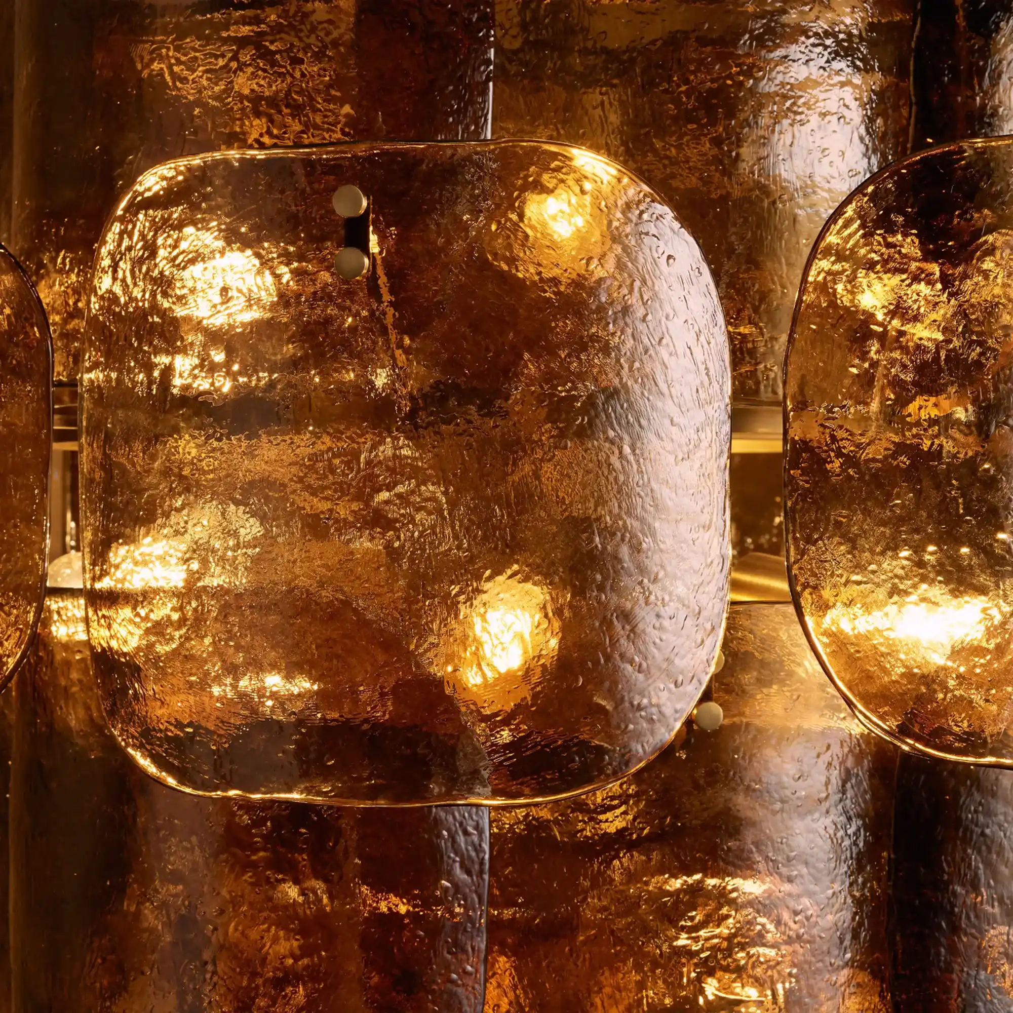 Blaire Round Molten Glass Chandelier - Image 11