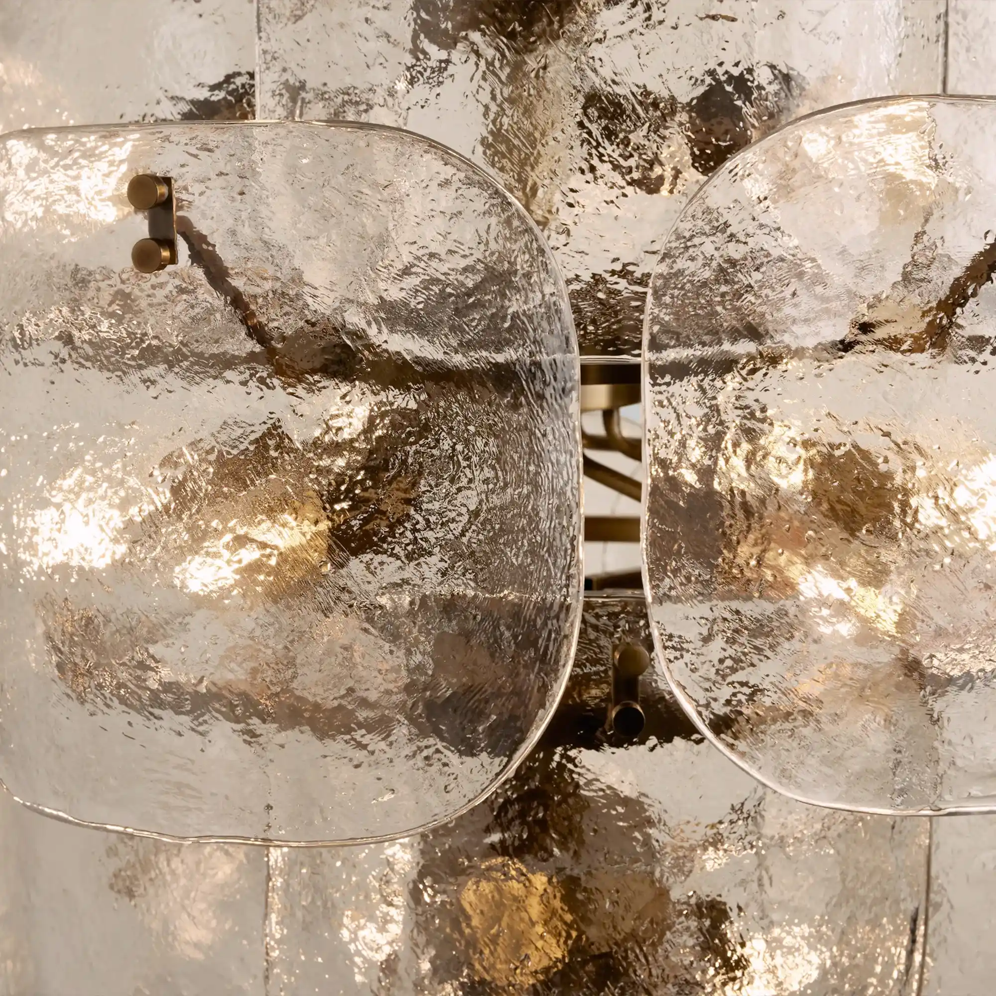 Blaire Round Molten Glass Chandelier - Image 15
