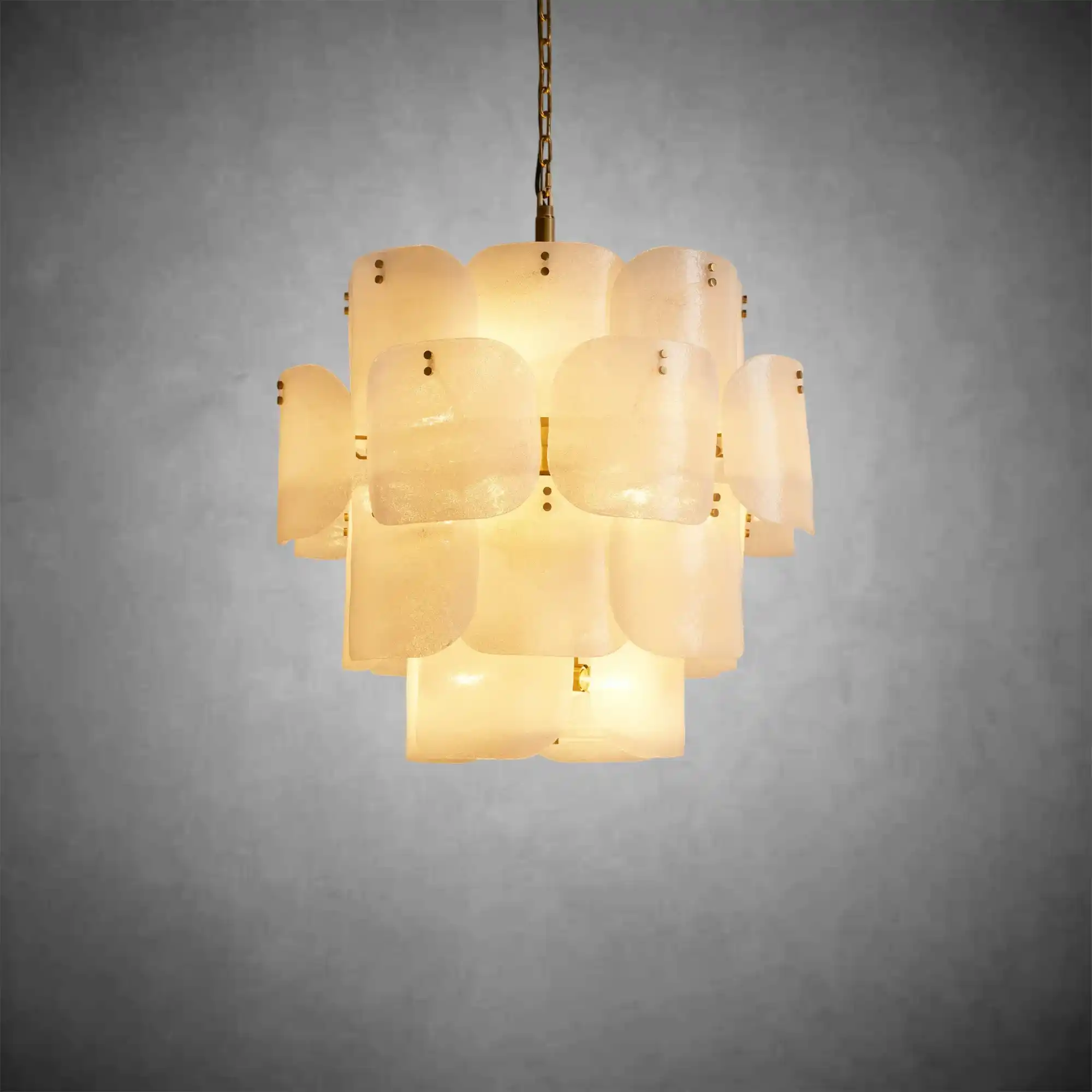 Blaire Round Molten Glass Chandelier - Image 8