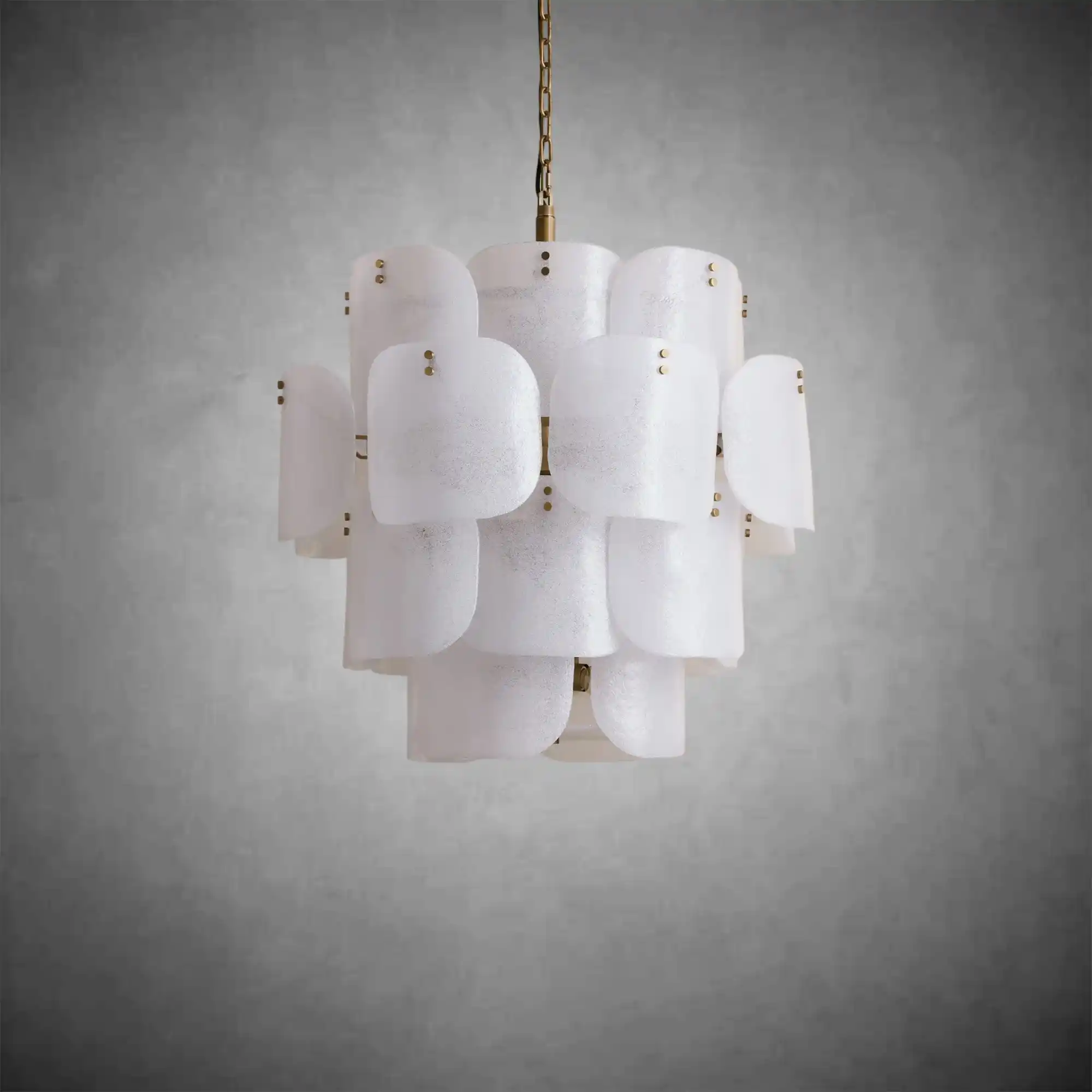 Blaire Round Molten Glass Chandelier - Image 9