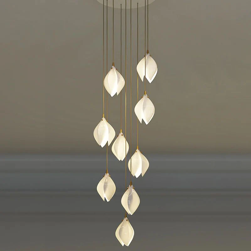 Bloom Ceramic Chandelier Light for Living Room - Image 4