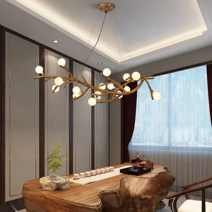 Boho Tree Branch Modern Chandelier - Image 11