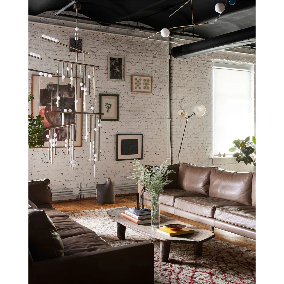 Brass Drop System Chandelier - Image 23
