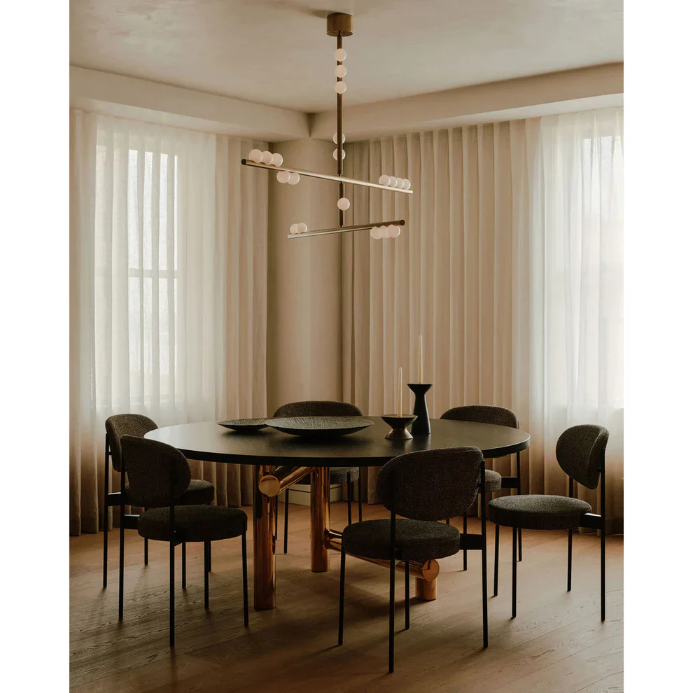 Brass Drop System Chandelier - Image 29