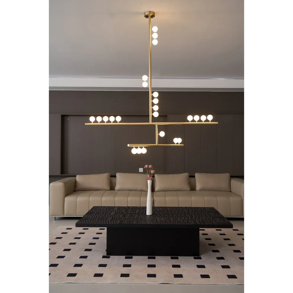 Brass Drop System Chandelier - Image 31