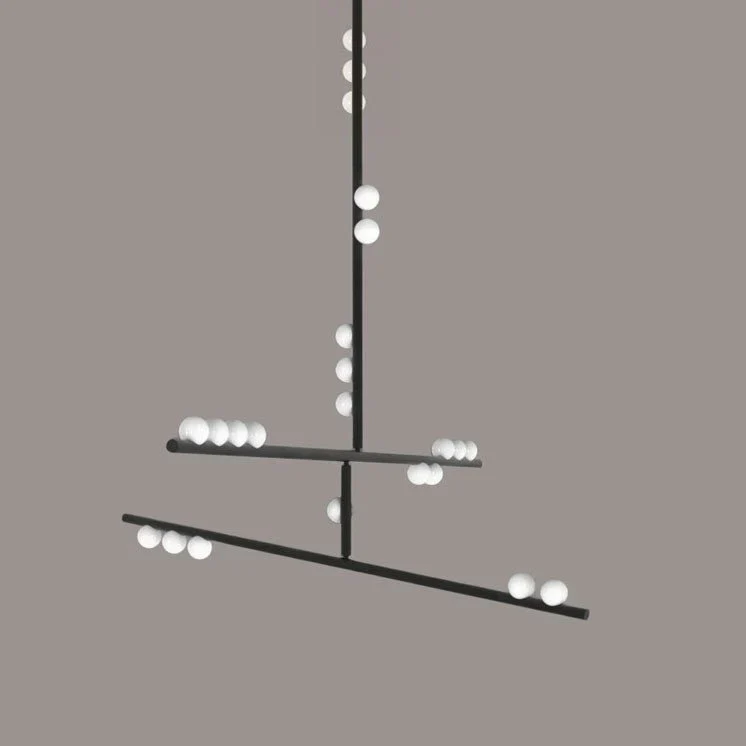 Brass Drop System Chandelier - Image 9