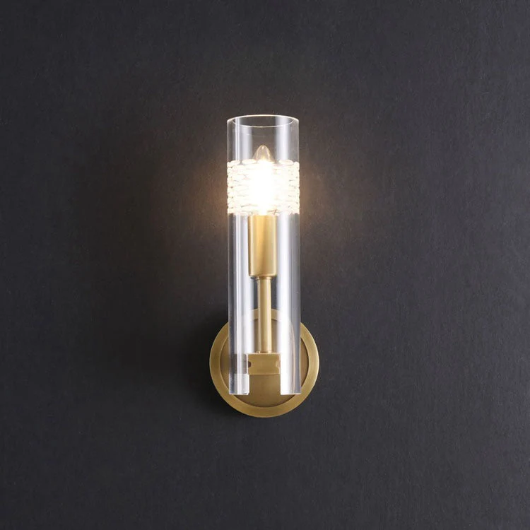Brass Kaleidoscope Wall Sconce - Image 2