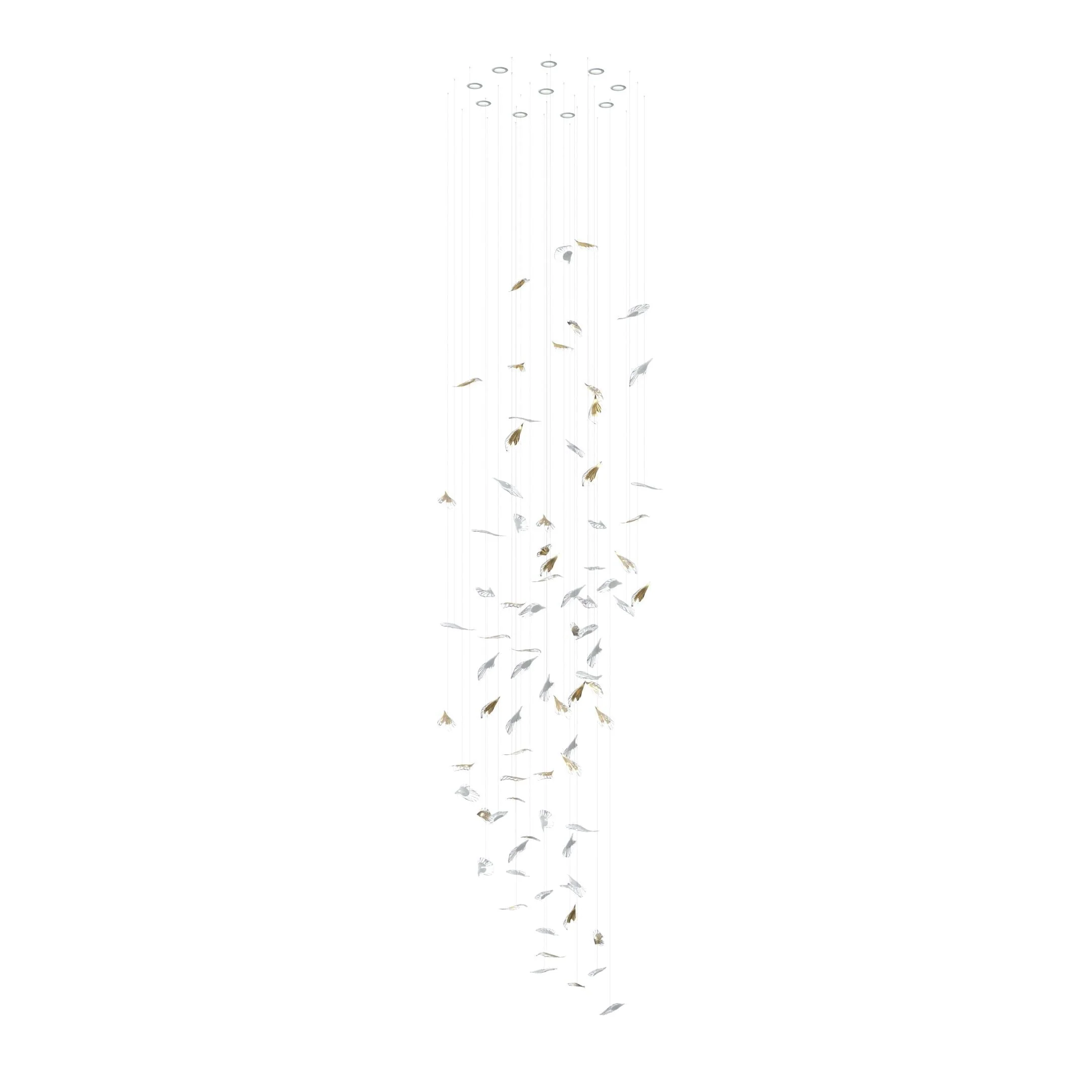 Galaxy Breezeleaf Meteor Shower Crystal Spiral Chandelier - Image 6