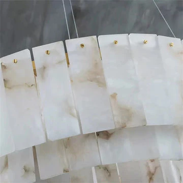 Brendra Alabaster 2-Tier Round Chandelier - Image 5