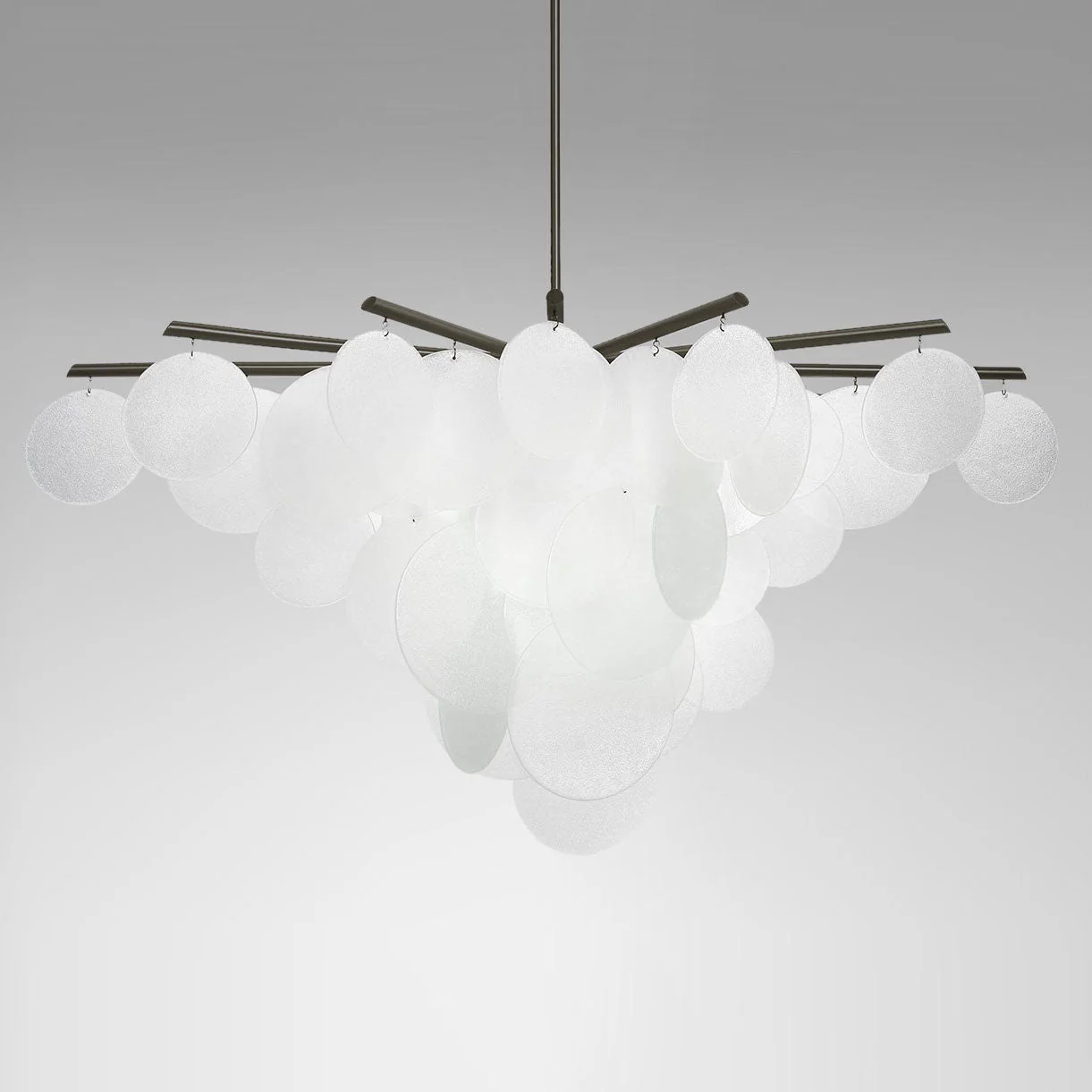 Briony Glass Pendant Chandelier 46.9" 62.6" - Image 9