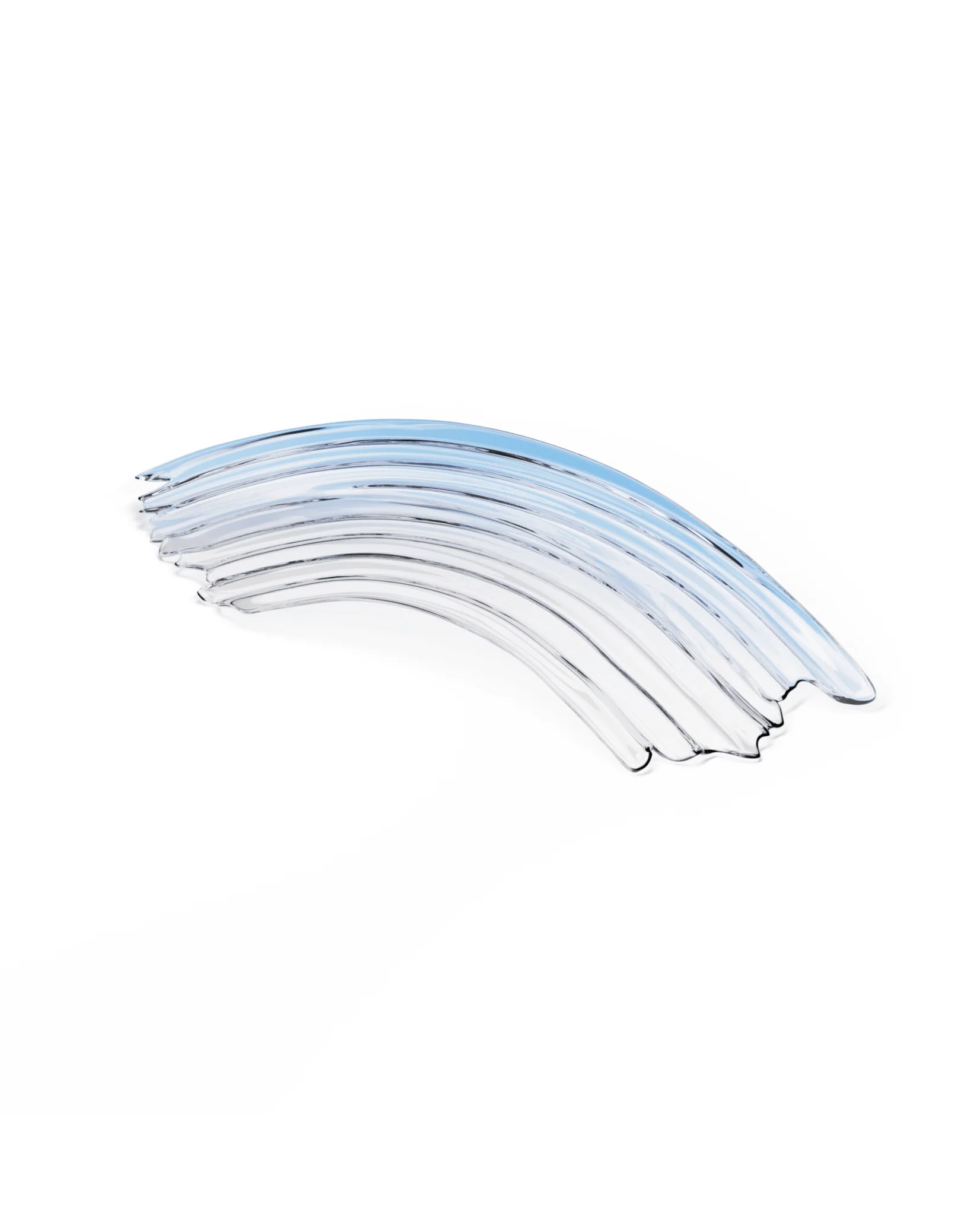 Brush Art Crystal Glass Spiral Chandelier - Image 11