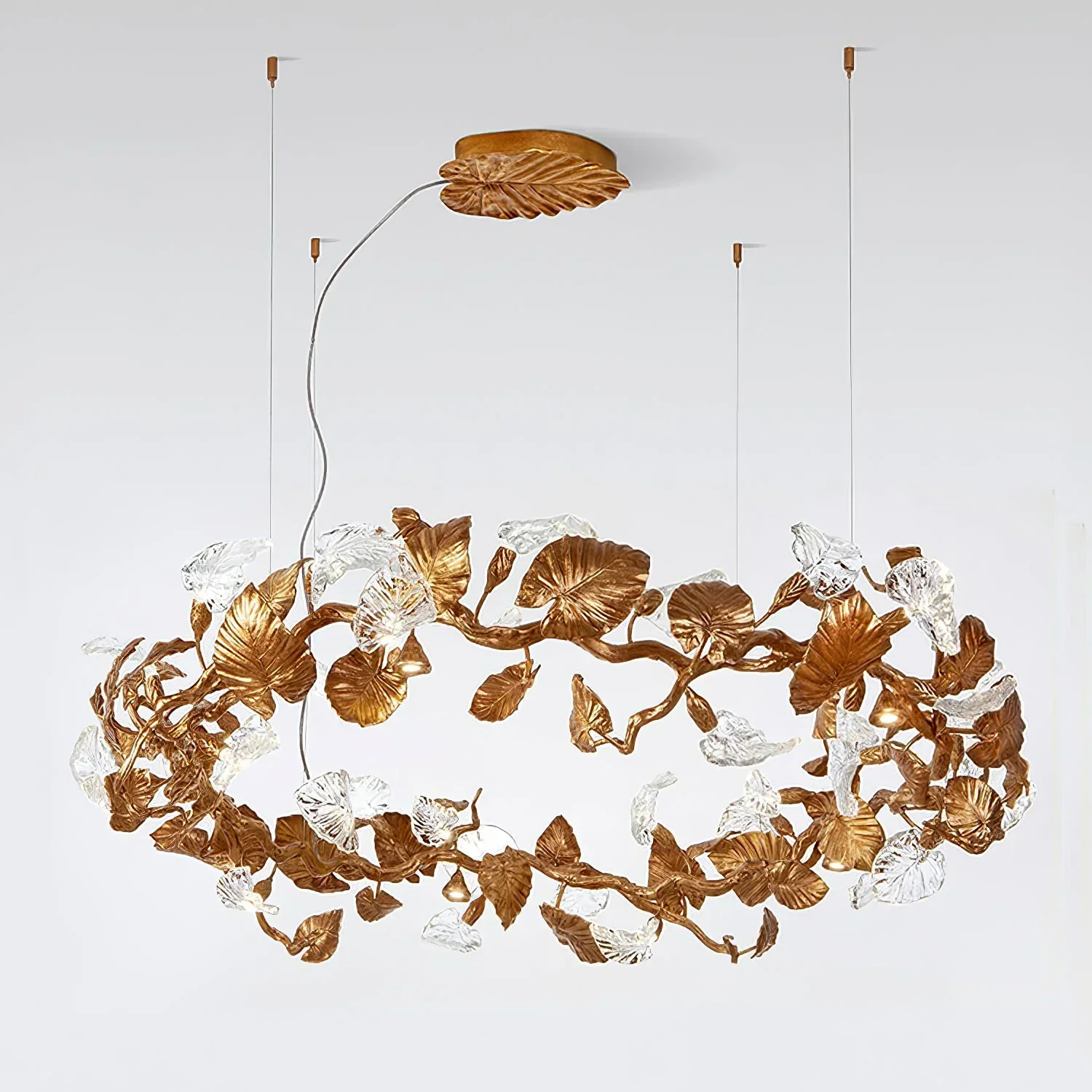 Calathea Modern Glass Chandelier - Image 2