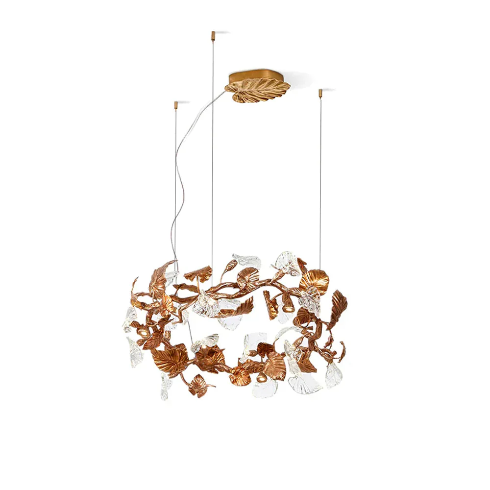 Calathea Modern Glass Chandelier - Image 3